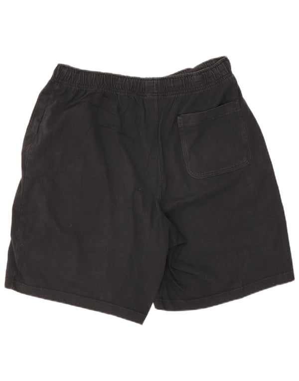 Shorts esportivos masculinos Nike grandes de algodão preto