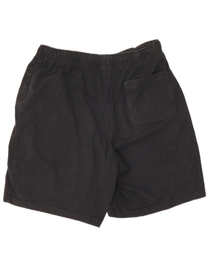 Shorts esportivos masculinos Nike grandes de algodão preto