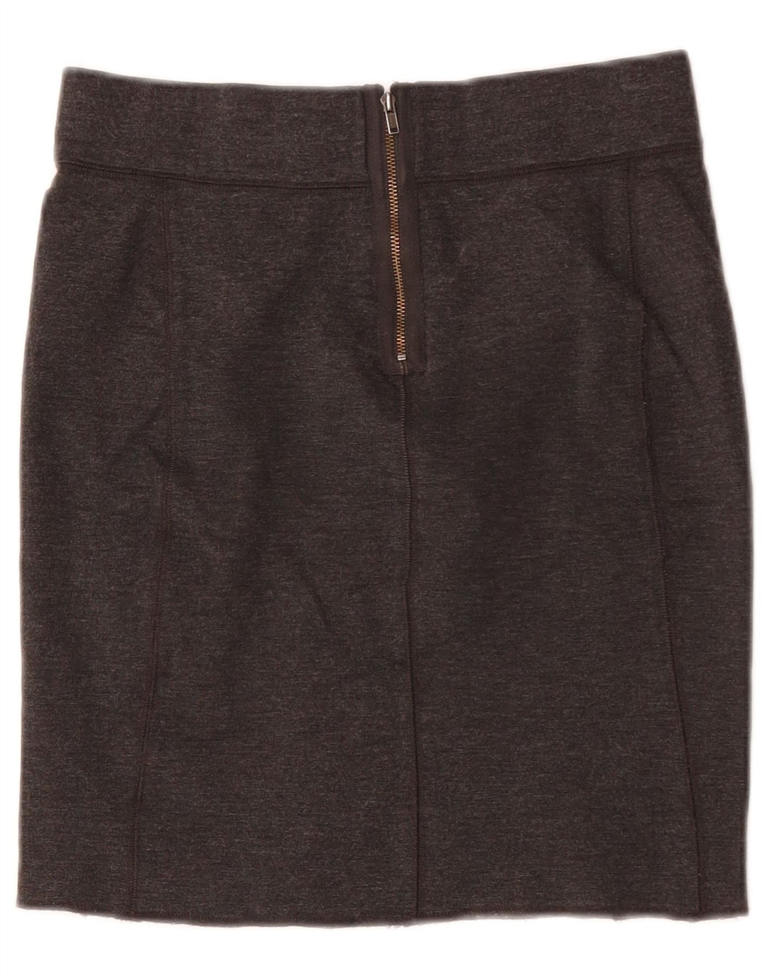 Minissaia feminina JACK WILLS Reino Unido 10 pequena W26 viscose cinza