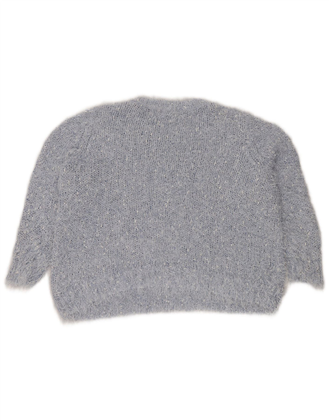Suéter feminino Marks & Spencer com gola redonda UK 20 2XL azul poliéster