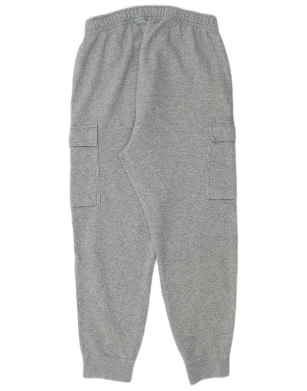 NIKE Mens Cargo Calças de treino Joggers Médio Cinza Algodão