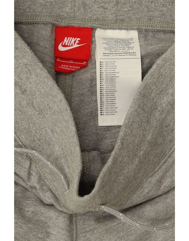 Calça de treino feminina Nike Joggers UK 12 algodão cinza médio