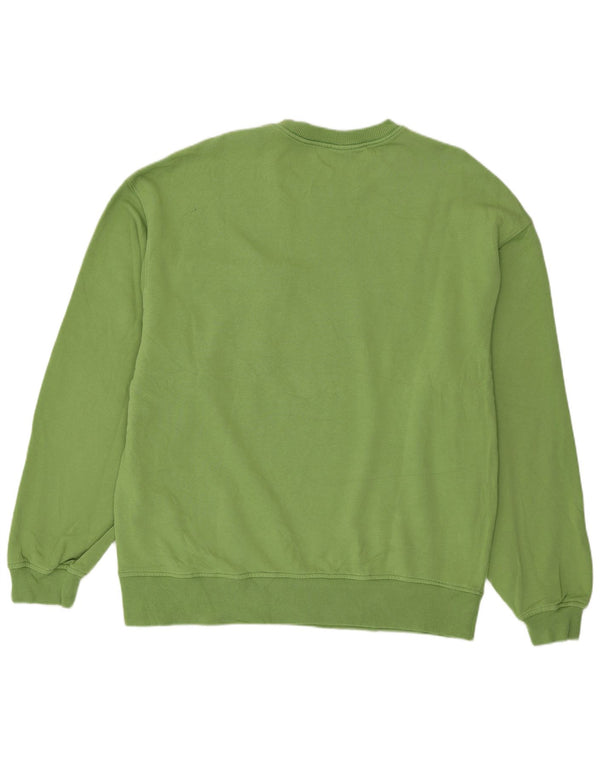 Zara Moletom Masculino Jumper XL Verde Algodão