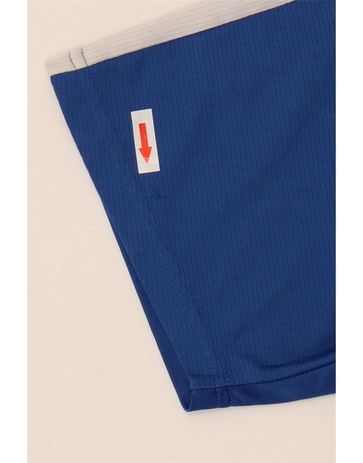 Camiseta masculina PUMA grande poliéster azul colorblock