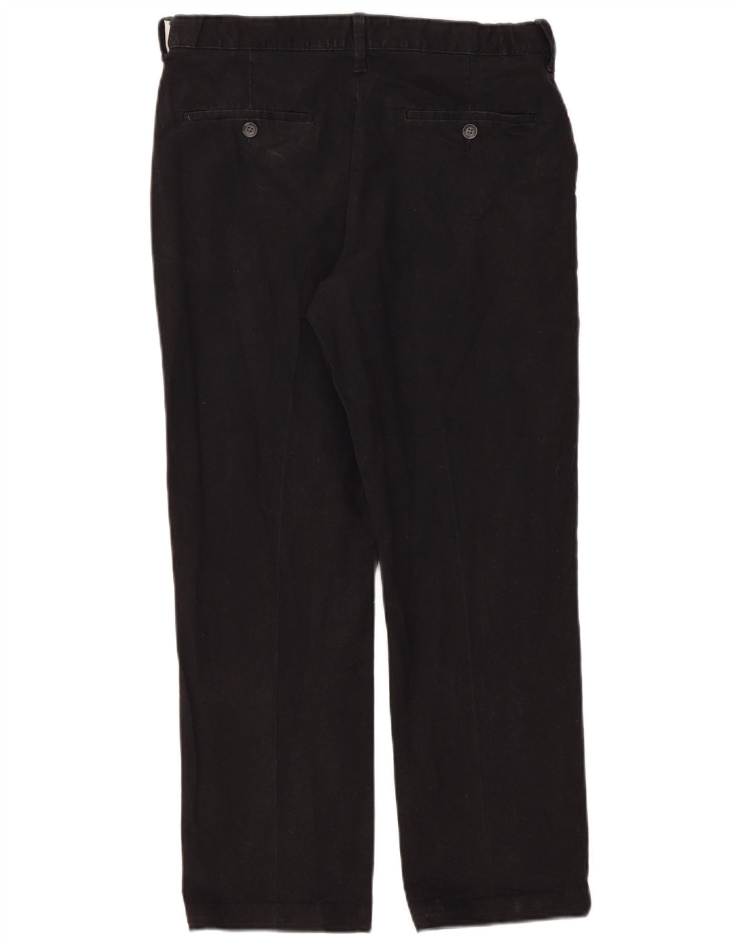 Calça chino masculina Marks & Spencer reta regular fit W32 L29 preta