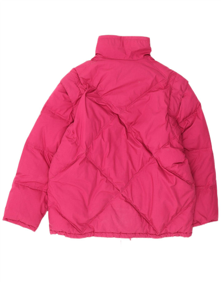 Jaqueta acolchoada masculina reversível de ajuste solto Diadora UK 38 poliéster rosa médio