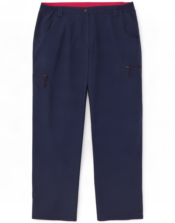 Calças cargo femininas de cintura alta Mountain Warehouse UK 16 Grande W34 L29 Nav