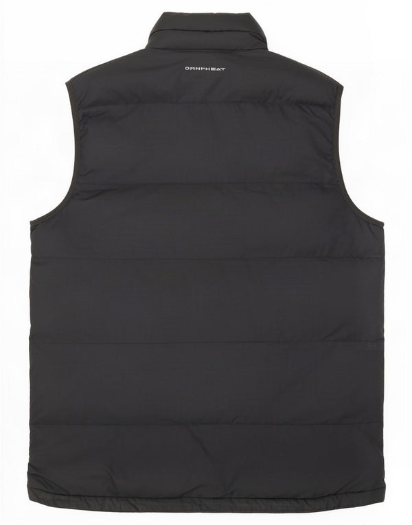 Colete acolchoado Columbia masculino Omni-Heat UK 38 poliéster preto médio