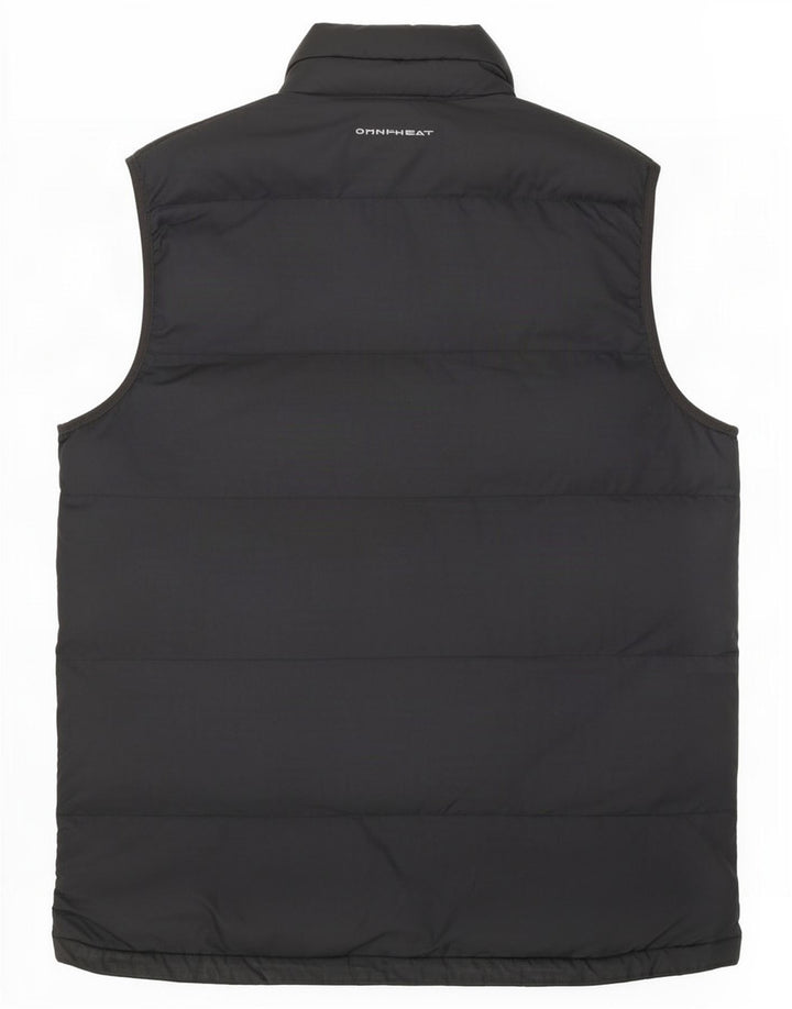 Colete acolchoado Columbia masculino Omni-Heat UK 38 poliéster preto médio