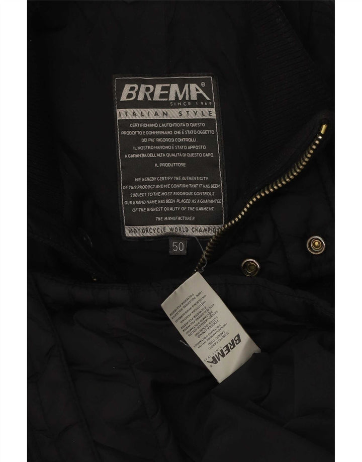 Jaqueta utilitária masculina Brema IT 50 grande poliéster preto