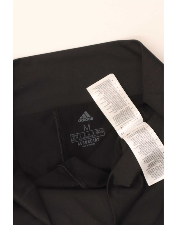 Adidas Mulher Aeroready Skort UK 12/14 Médio Preto Poliéster