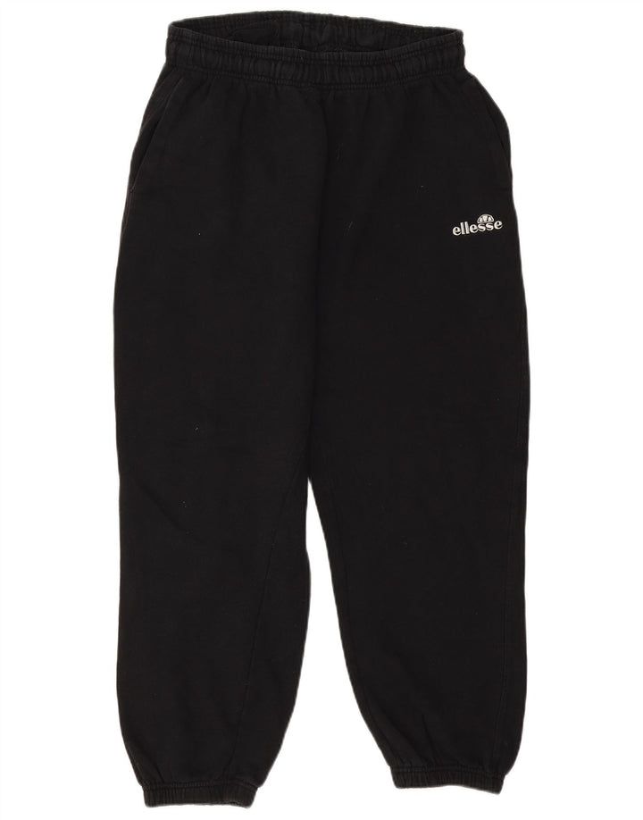 Calça de treino masculina Ellesse Joggers grande algodão preto