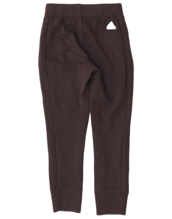 Calças de treino femininas Adidas Joggers UK 4/6 XS algodão preto