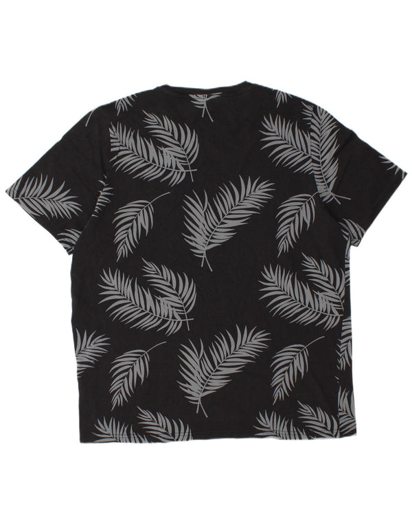 Camiseta masculina Puma grande algodão floral preto