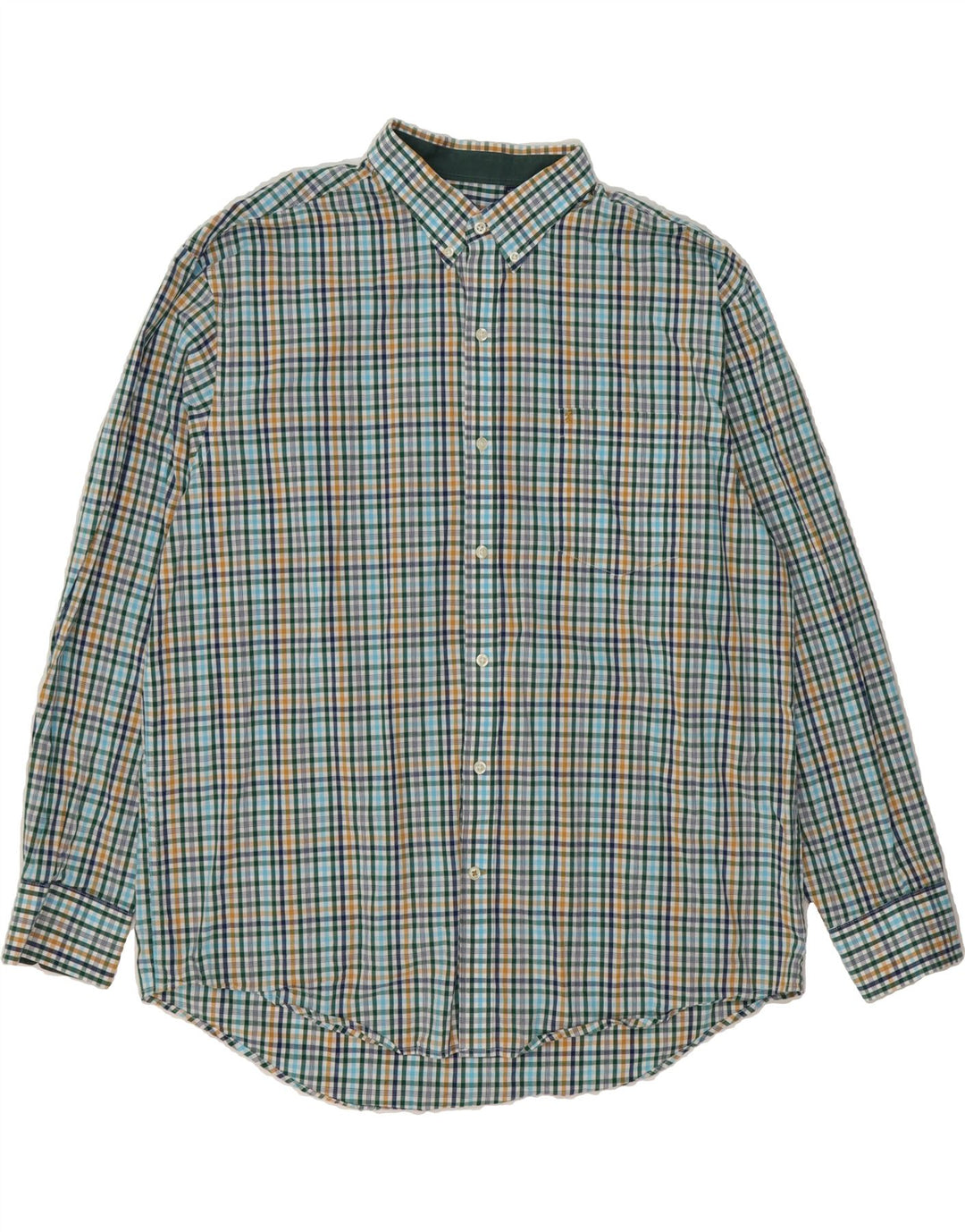 IZOD Mens Shirt XL Multicoloured Check Cotton Vintage Izod and Second-Hand Izod from Messina Hembry 