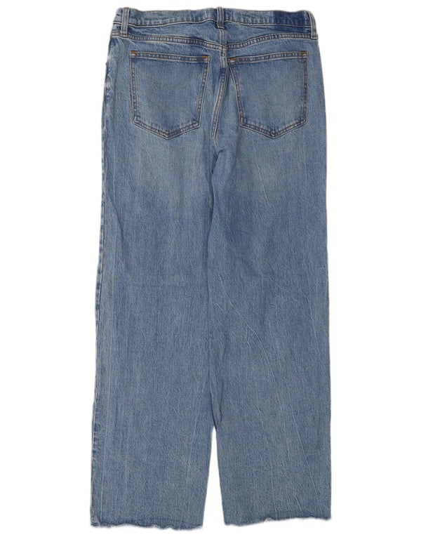 Calça jeans feminina Abercrombie & Fitch de cintura alta US 12 grande W31 L30 azul anos 90