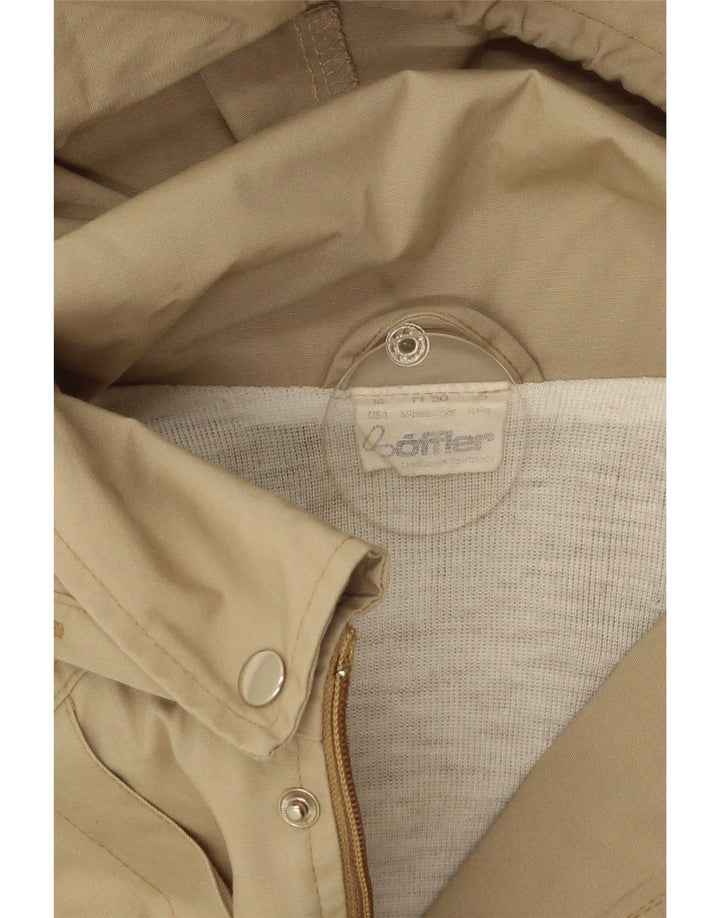 Jaqueta Parka masculina Loffler com capuz UK 38 Médio Bege