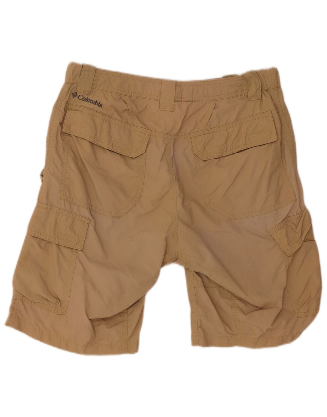 COLUMBIA Mens Cargo Shorts W32 Médio Bege Nylon