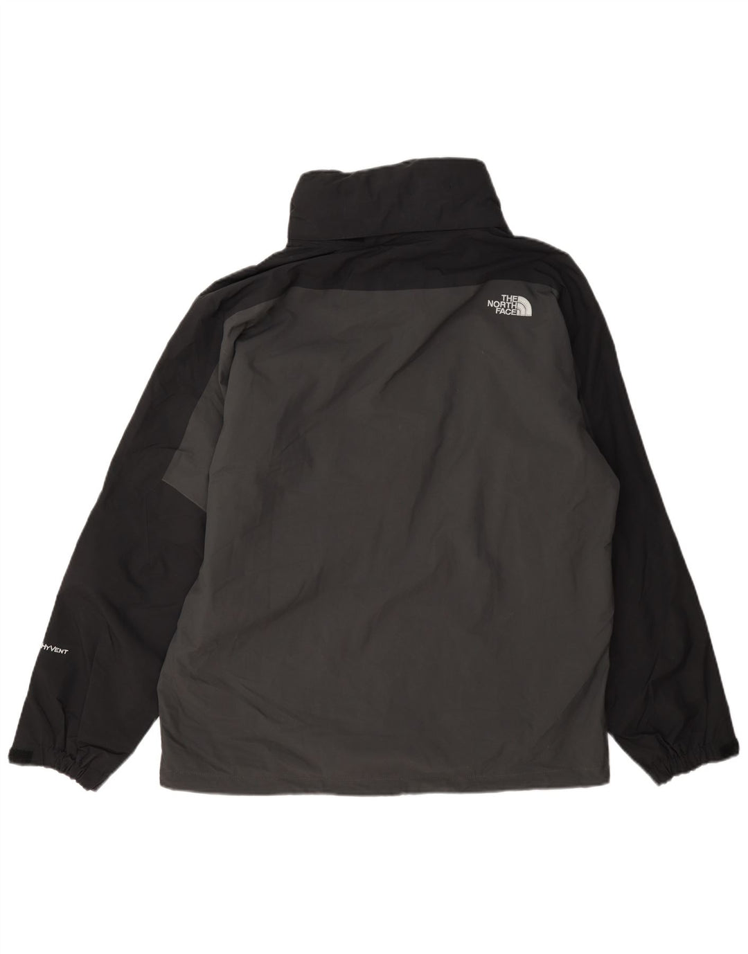 Jaqueta de chuva com capuz The North Face Mens Hyvent UK 38 Medium Grey Colourblock