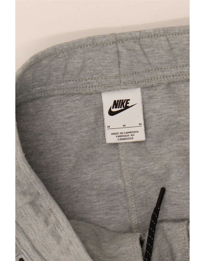 Calça de treino masculina Nike Joggers cinza médio algodão manchado