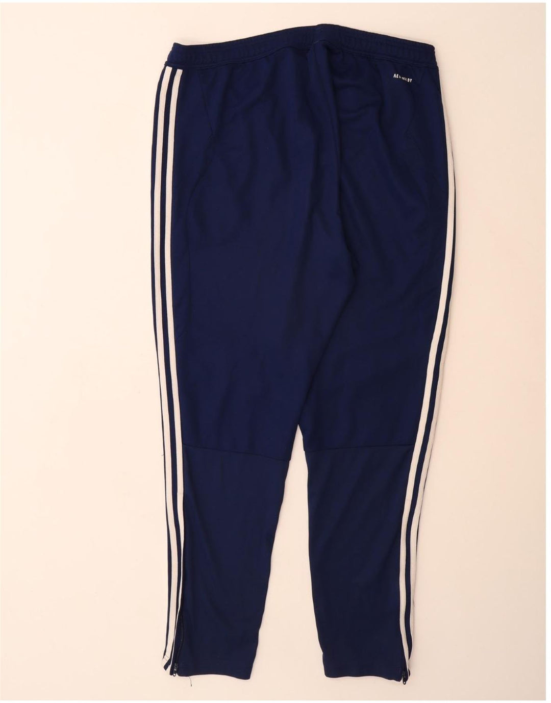 Calças de treino ADIDAS masculinas Aeroready XL azul marinho poliéster