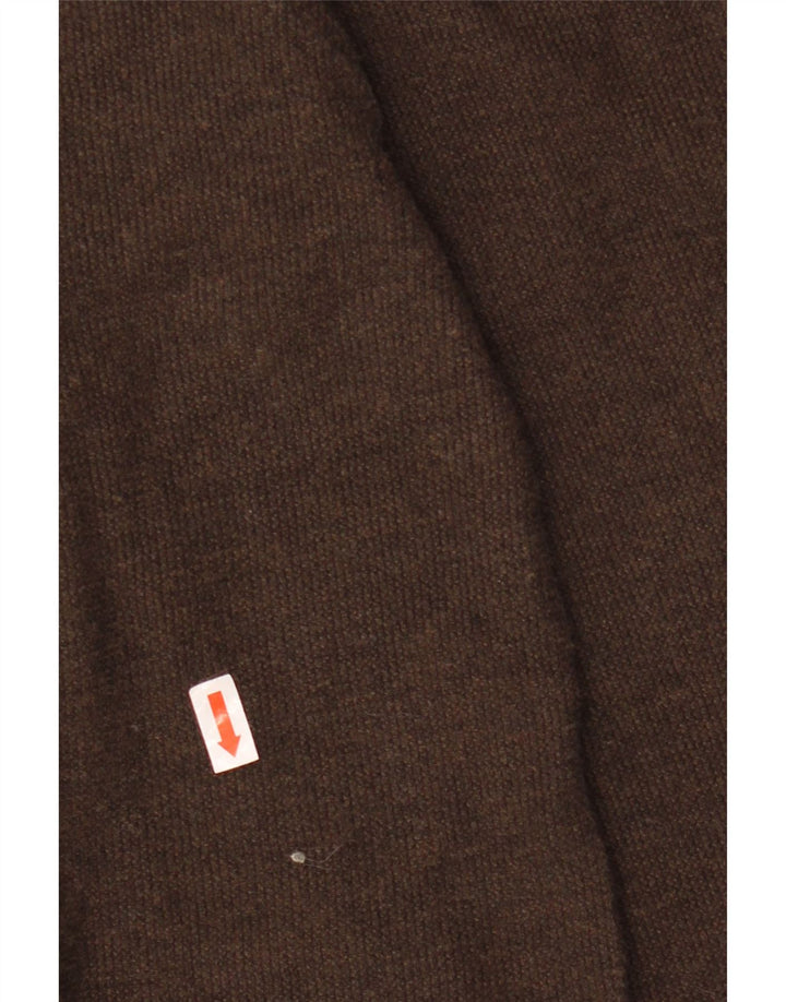 IZOD Top masculino de manga comprida 2XL algodão colorblock marrom