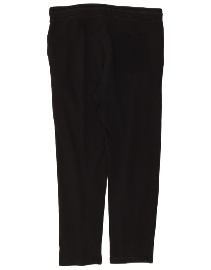 Calça de treino feminina MARKS & SPENCER UK 14 grande algodão preto