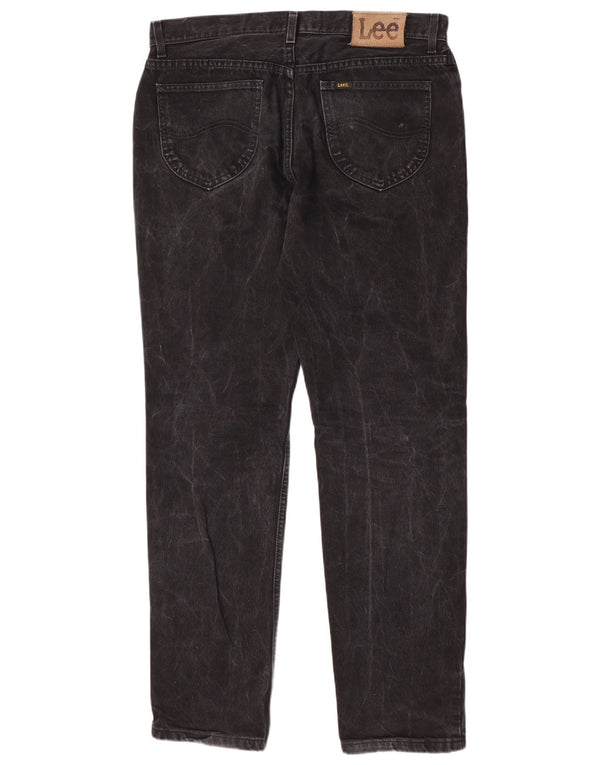 Lee Mens Phoenix Tapered Jeans  W36 L34 Black Cotton