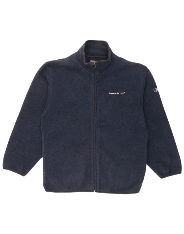 Casaco Reebok Boys Fleece 10-11 anos azul marinho poliéster