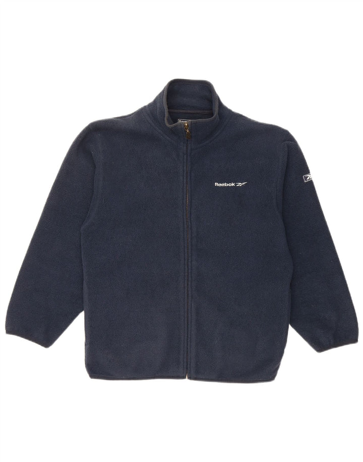 Casaco Reebok Boys Fleece 10-11 anos azul marinho poliéster