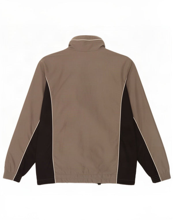 Champion Mens Treino Top Jaqueta Pequena Cinza Colourblock Poliéster
