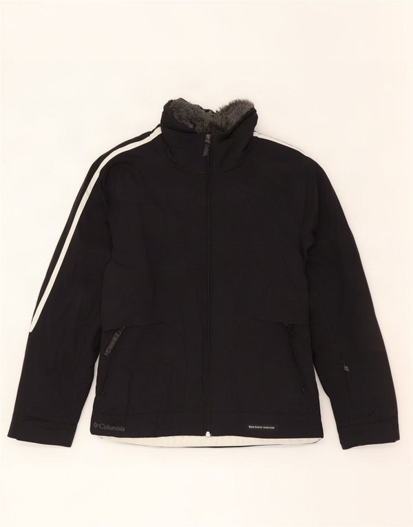 Jaqueta de esqui feminina Columbia UK 14 médio preto nylon