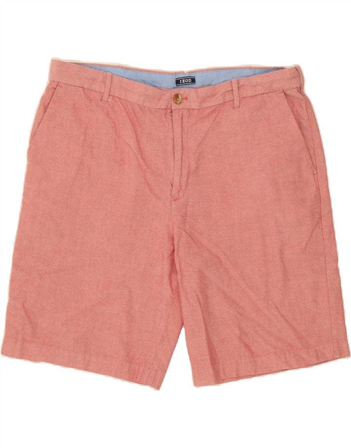 IZOD Mens Chino Shorts W40 XL Pink Cotton Vintage Izod and Second-Hand Izod from Messina Hembry 