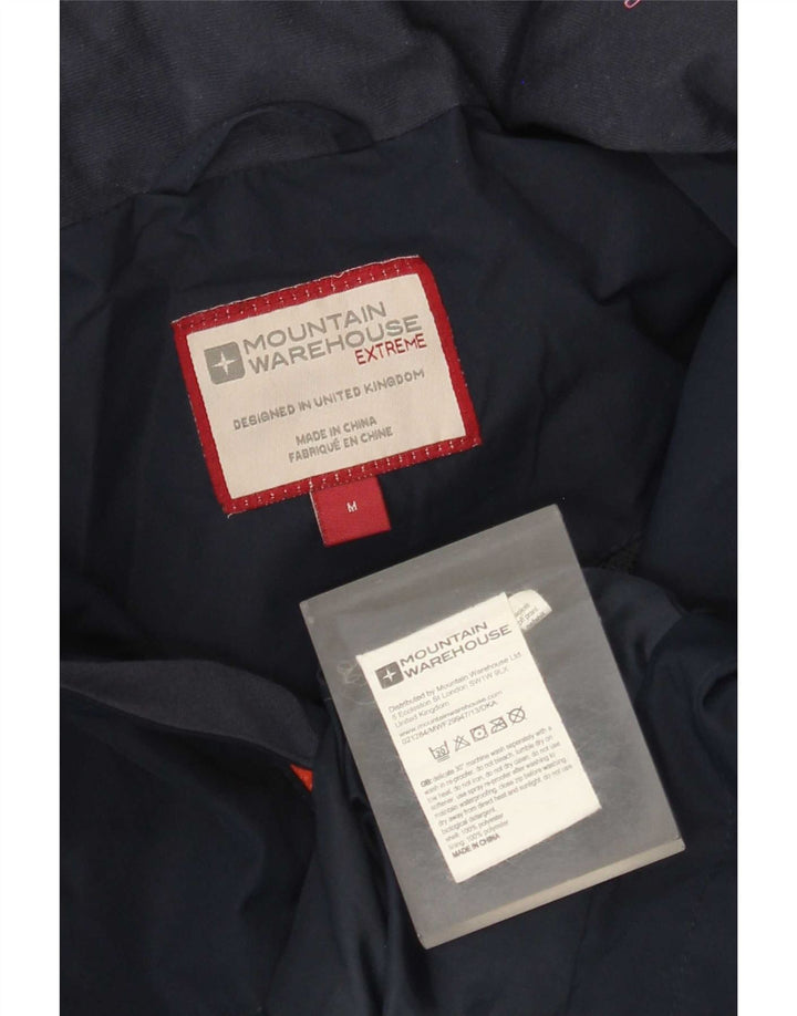 Jaqueta corta-vento masculina Mountain Warehouse com capuz Reino Unido 38 azul marinho médio