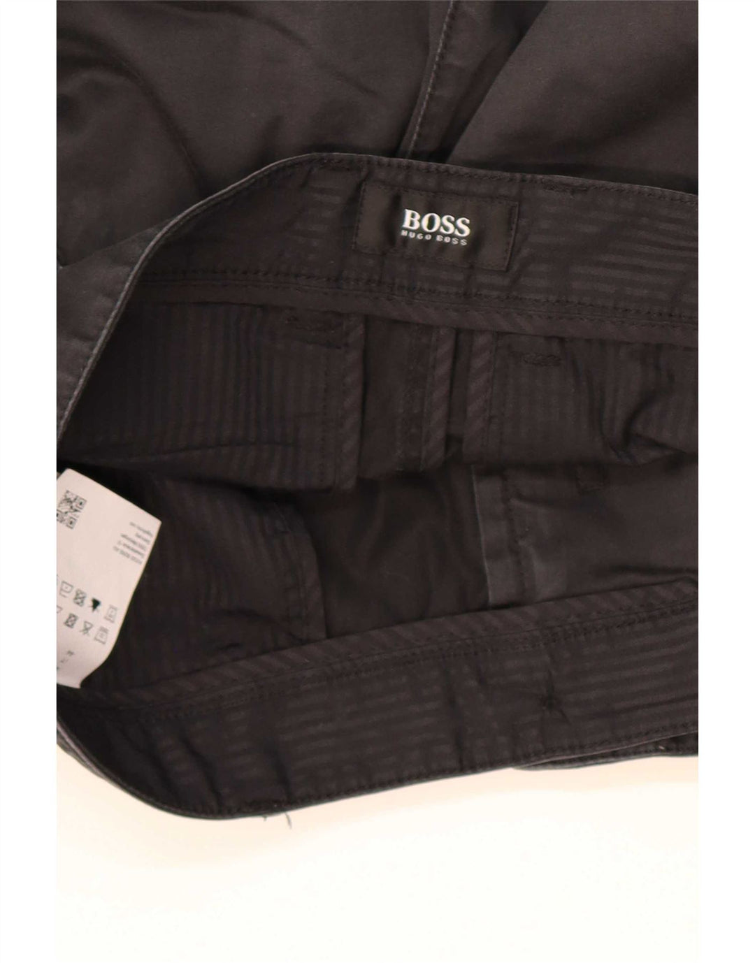 Hugo Boss Mens Chino Shorts W28 Pequeno Algodão Preto