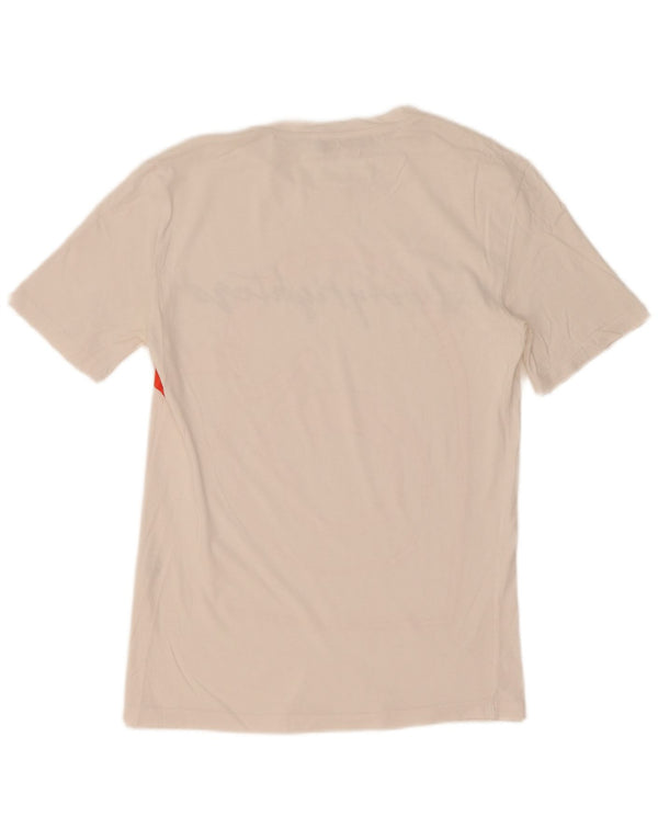 Camiseta gráfica masculina Trussardi Top 2XS branco