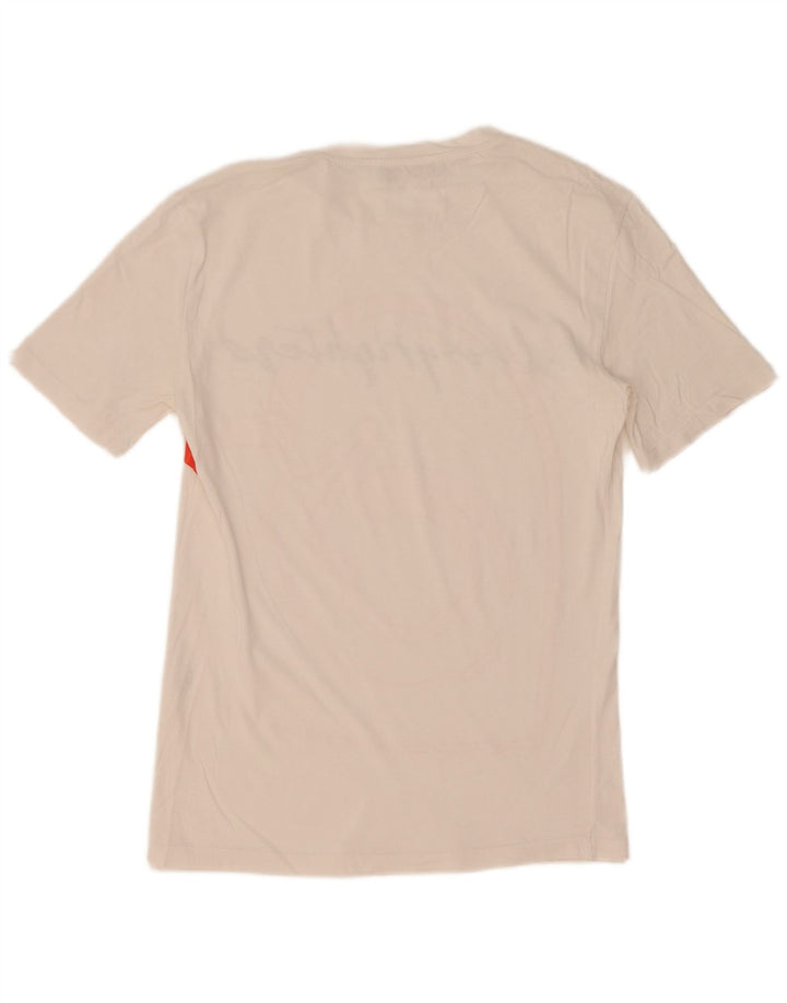 Camiseta gráfica masculina Trussardi Top 2XS branco