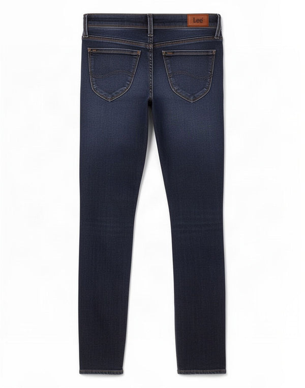 Lee Womens Toxey Skinny Jeans W26 L27 Azul Marinho Algodão