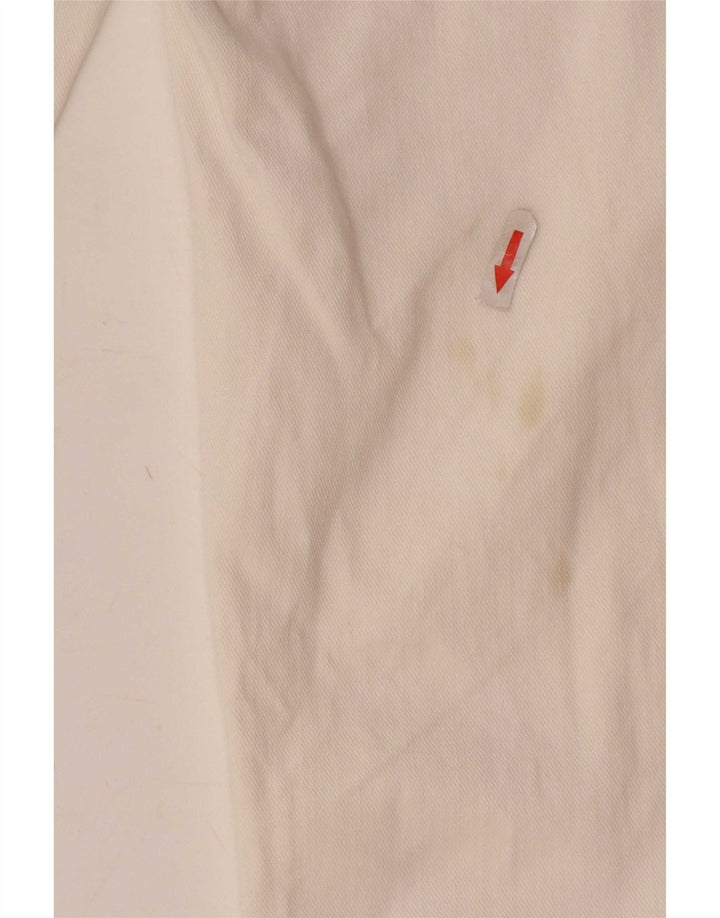 Jeans retos femininos Gap W28 L27 algodão branco