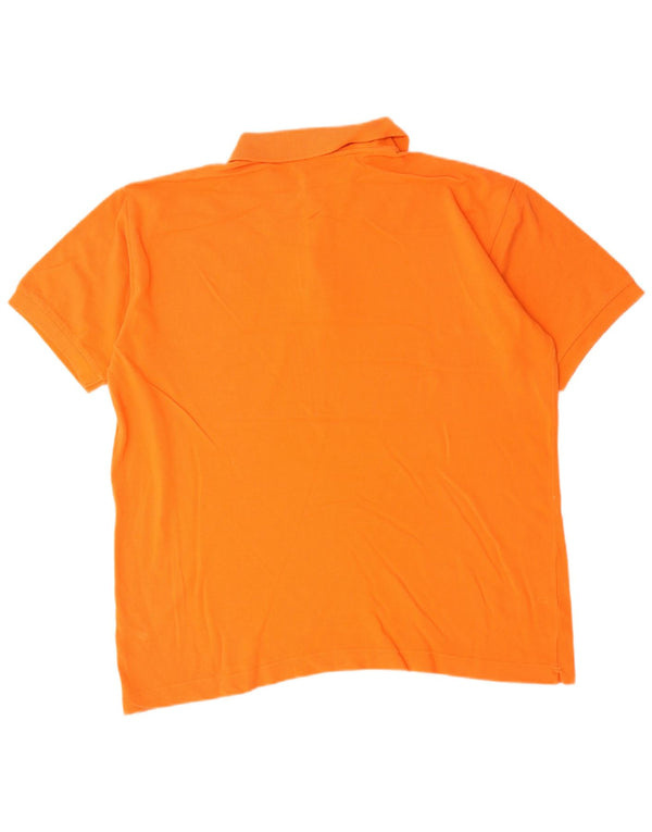 Camisa polo masculina Kappa XL laranja algodão