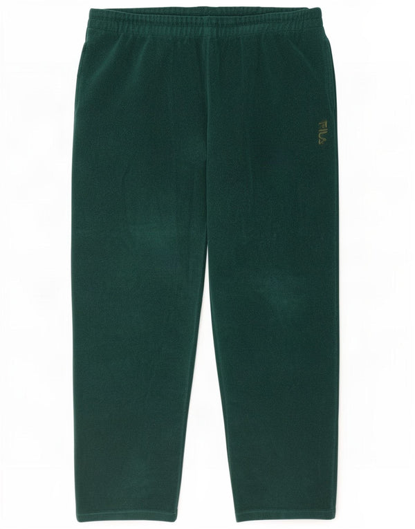 Calça de treino de lã feminina Fila IT 56 4XL verde