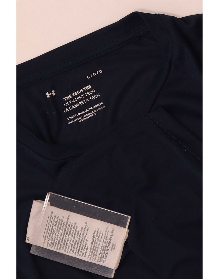Camiseta masculina Under Armour grande poliéster azul marinho