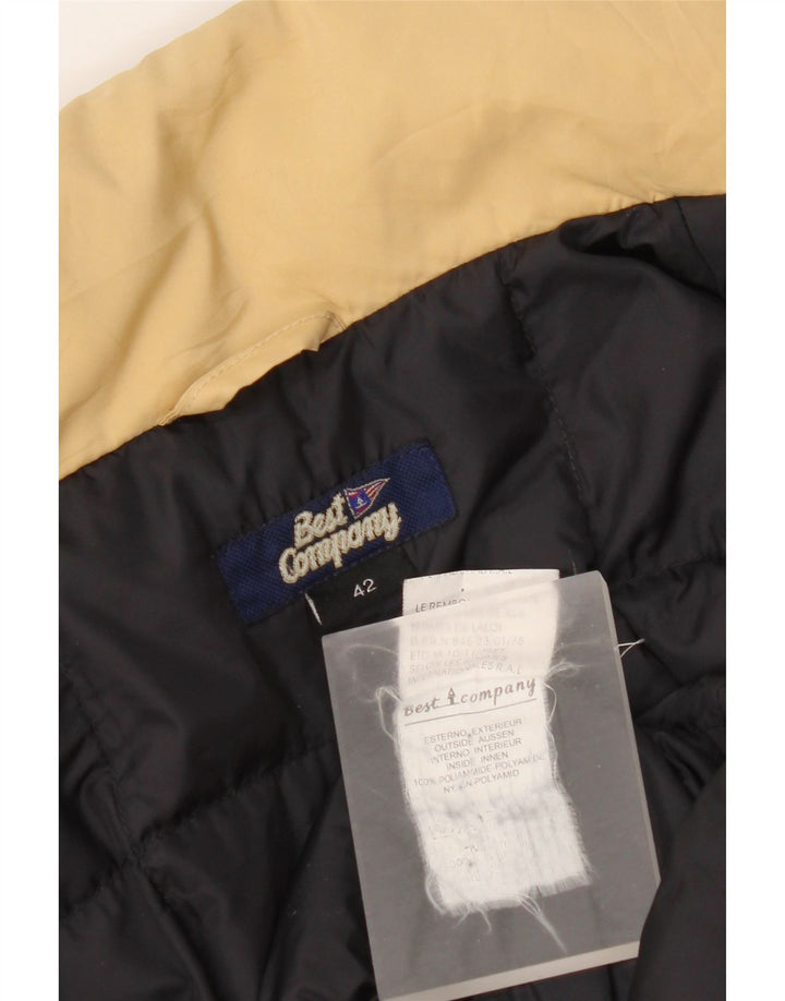 Casaco acolchoado feminino Best Company IT 42 nylon bege médio