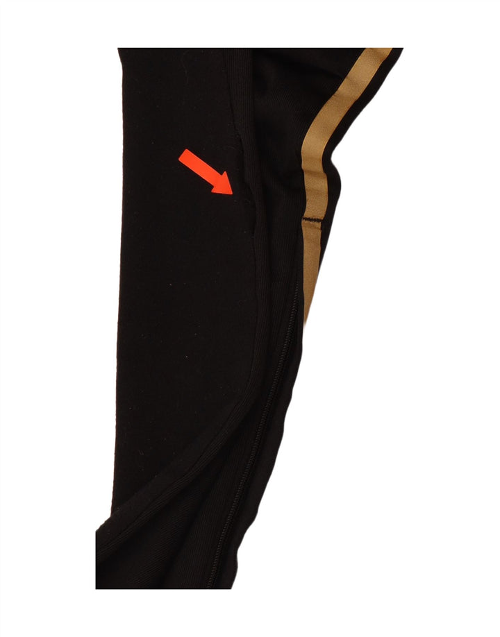 Calças de treino masculinas ADIDAS pequenas em poliéster preto