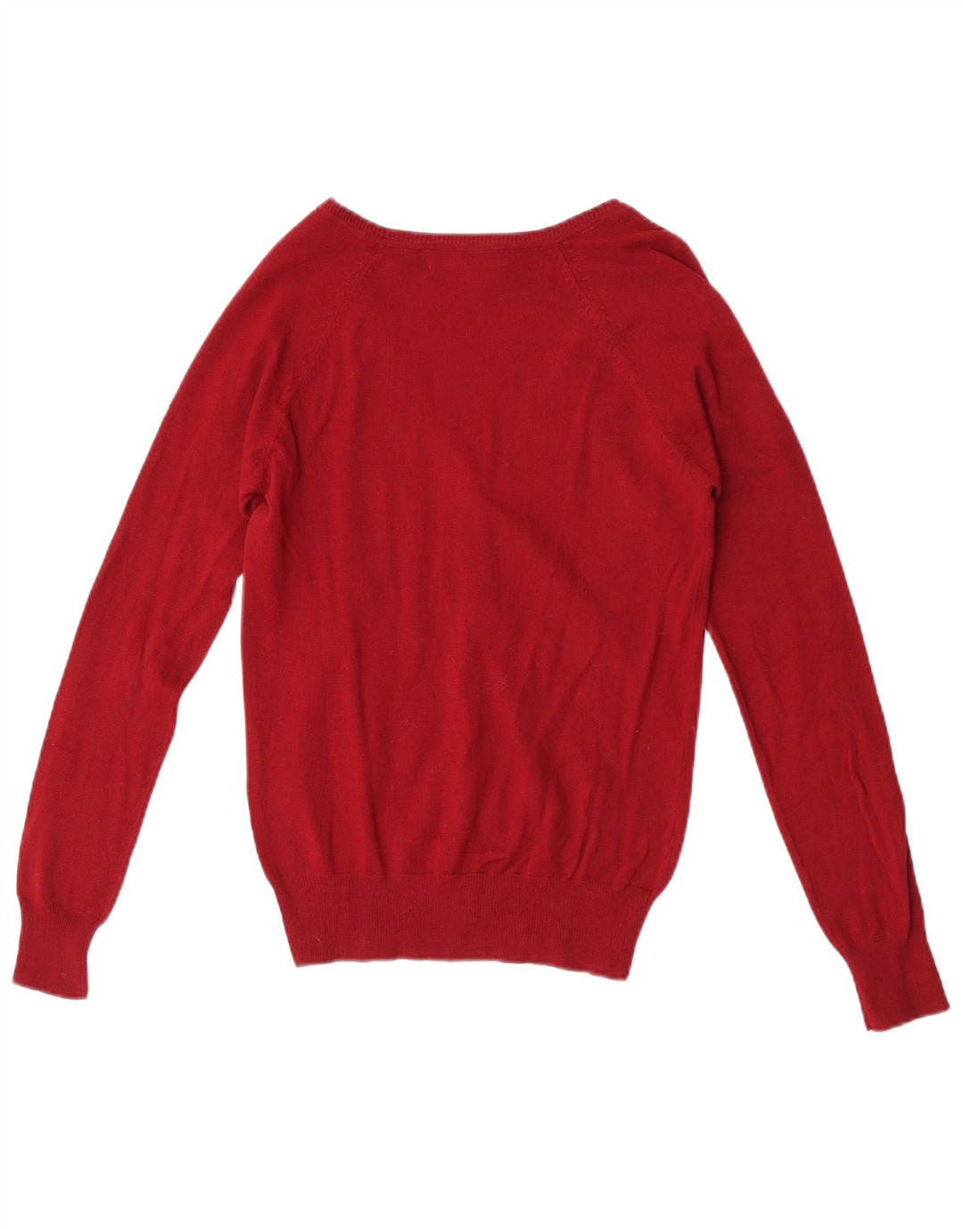 Suéter cardigã feminino Zara médio algodão vermelho
