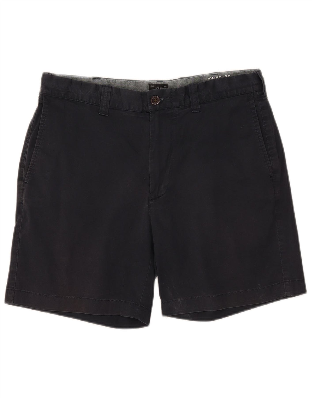 Shorts Chino Masculino J. Crew W32 Algodão Azul Marinho Médio