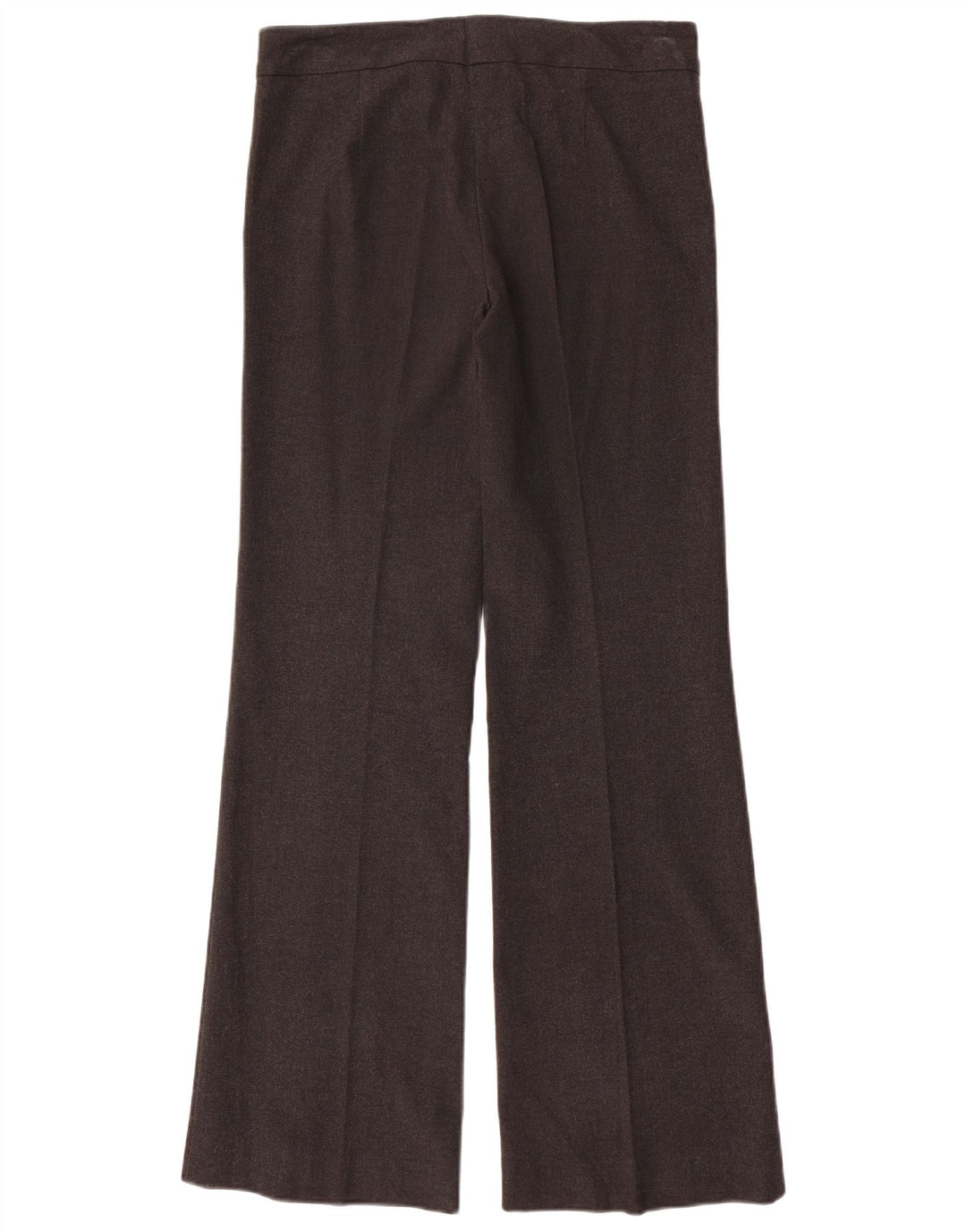 Calça feminina Sisley Bootcut Suit IT 42 médio W30 L32 cinza manchado