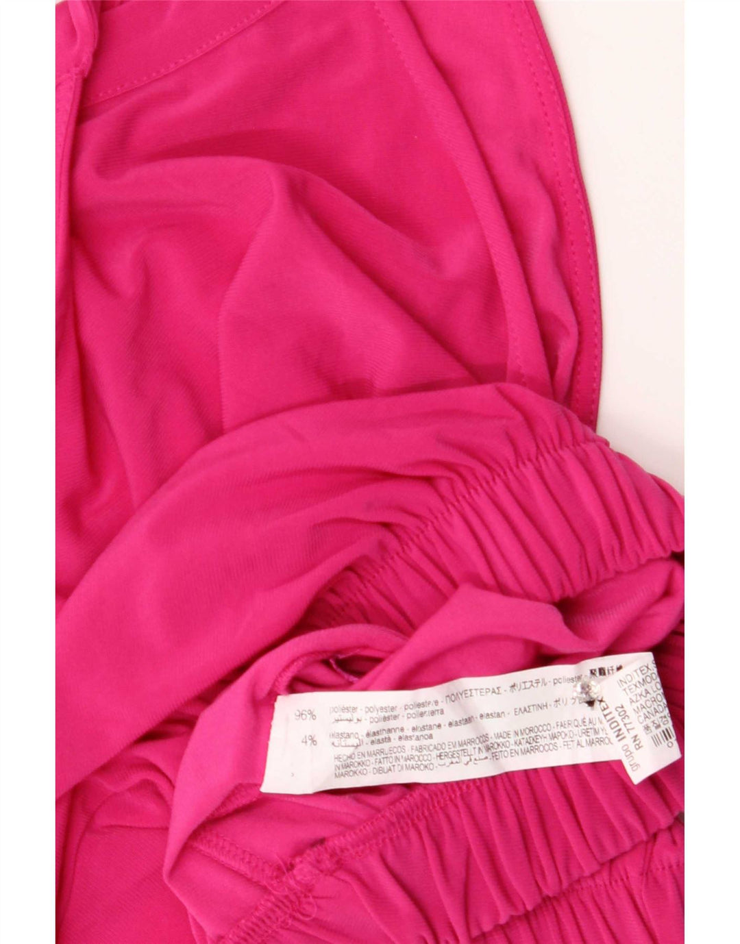 Zara Womens Crop Halter Top UK 8 Pequeno Poliéster Rosa