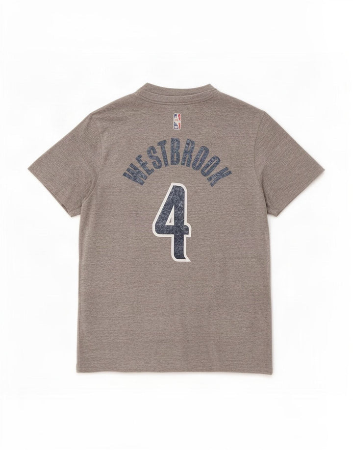 Camiseta Nike Masculina Washington Wizards Graphic Top Cinza Médio