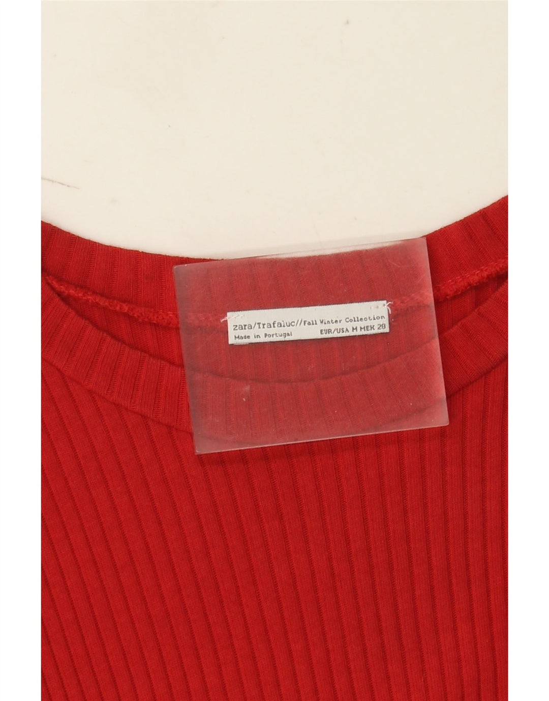 Zara Vestido feminino de mangas curtas, Reino Unido 12 Médio Vermelho
